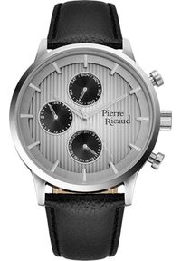 Zegarek Pierre Ricaud Zegarek męski Pierre Ricaud P97230.5217QF czarny. Kolor: czarny #1