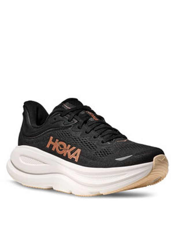 HOKA - Hoka Buty do biegania Bondi 9 1162012 Czarny. Kolor: czarny. Materiał: materiał