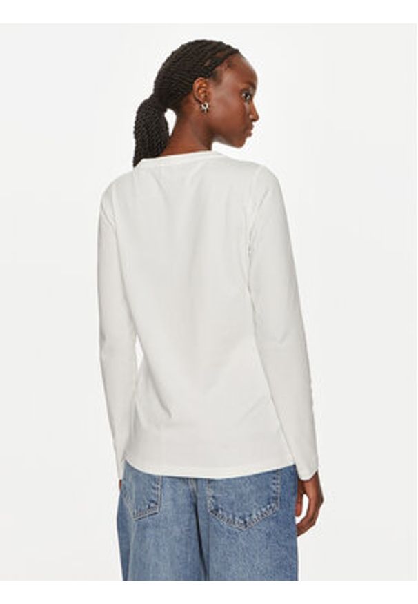 Liu Jo Sport Bluzka TF4077 JS088 Écru Regular Fit. Materiał: bawełna. Styl: sportowy