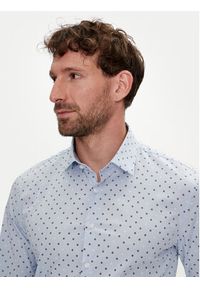 Calvin Klein Koszula K10K113168 Niebieski Slim Fit. Kolor: niebieski. Materiał: bawełna #3