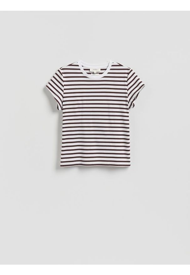 Reserved - T-shirt z domieszką jedwabiu - wielobarwny. Materiał: jedwab