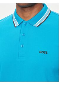 BOSS - Boss Polo Paddy 50469055 Niebieski Regular Fit. Typ kołnierza: polo. Kolor: niebieski. Materiał: bawełna