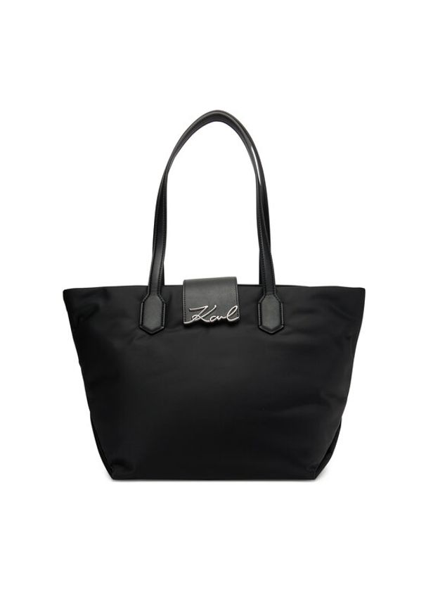 Karl Lagerfeld - KARL LAGERFELD Torebka A3W30029 Czarny. Kolor: czarny. Materiał: skórzane