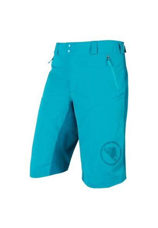ENDURA - Spodenki rowerowe męskie Endura MT500 Spray Short. Kolor: niebieski. Sport: kolarstwo