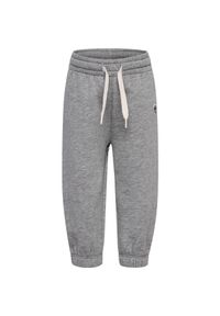 Spodnie dresowe dla dzieci Hummel Bee Loose. Kolor: szary. Materiał: dresówka. Sport: bieganie #1