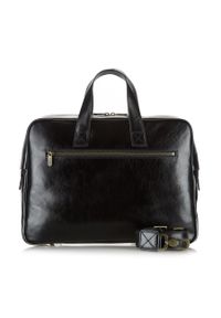 Wittchen - Męska torba na laptopa 15,6" skórzana vintage z licznymi kieszeniami czarna. Kolor: czarny. Materiał: skóra. Styl: vintage #2