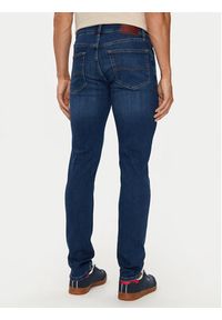 Pepe Jeans Jeansy PM207388 Granatowy Slim Fit. Kolor: niebieski