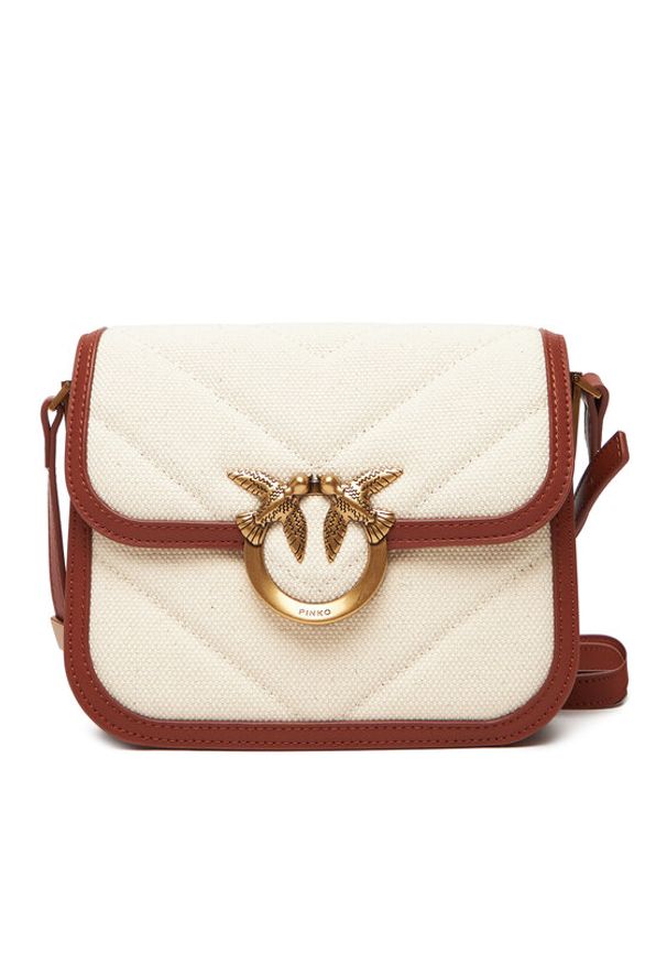 Pinko - PINKO Torebka Love Box Bag Fl Mini PE 25 PLTT 104297 A2C7 Beżowy. Kolor: beżowy