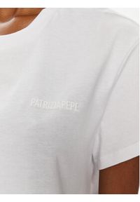 Patrizia Pepe T-Shirt 8M1543/J111-W103 Biały Regular Fit. Kolor: biały. Materiał: bawełna #4
