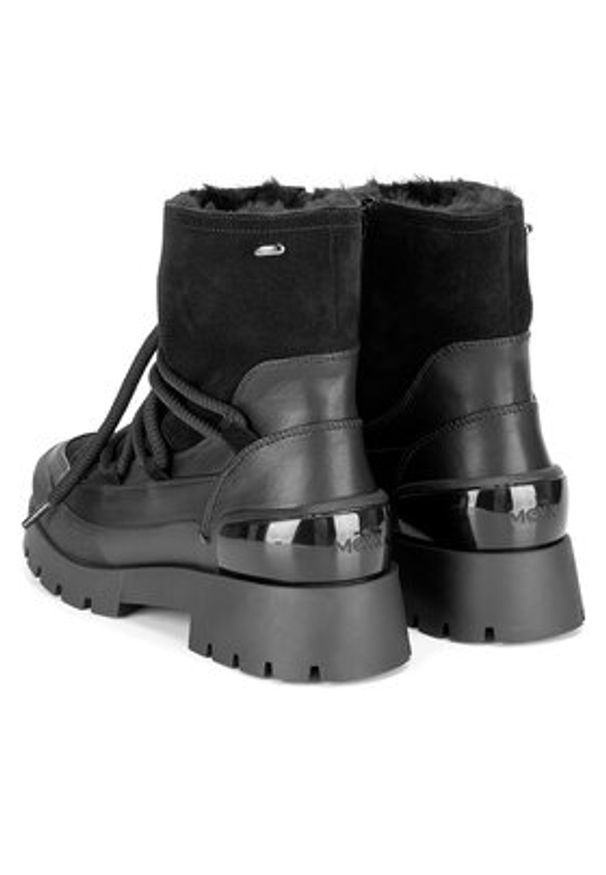 MEXX Botki CEO-MI001714043W Czarny. Kolor: czarny. Materiał: skóra, zamsz