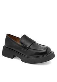 Badura Loafersy WFA2588-1Z Czarny. Kolor: czarny. Materiał: lakier, skóra #6