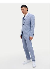Jack & Jones - Jack&Jones Chinosy Riviera 12228724 Błękitny Slim Fit. Kolor: niebieski. Materiał: bawełna #3