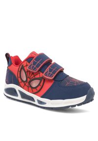 Sneakersy Spiderman Ultimate. Kolor: niebieski. Wzór: motyw z bajki
