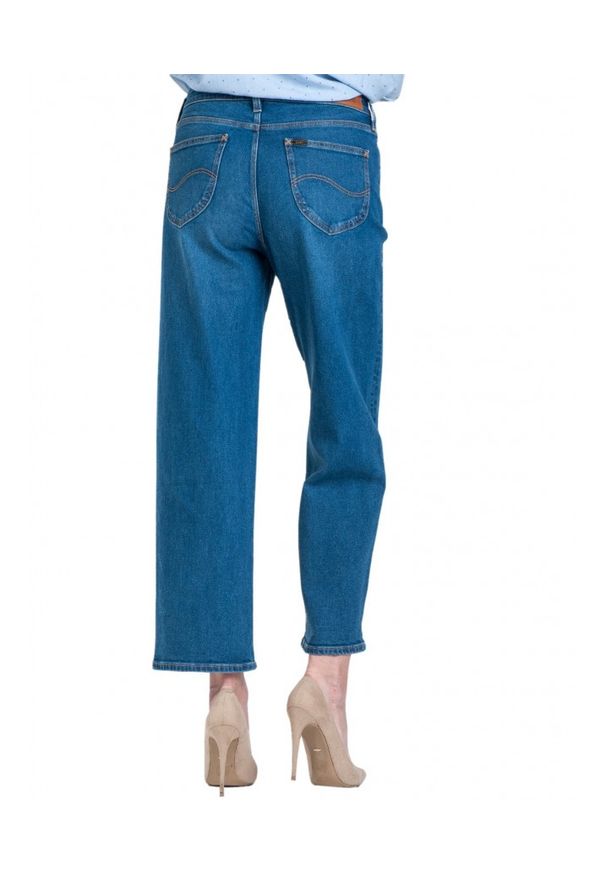 Lee - LEE WIDE LEG DAMSKIE SPODNIE JEANSOWE L30SLTGX 112106633