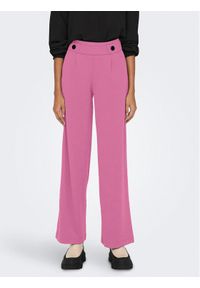 JDY Spodnie materiałowe Geggo 15208430 Różowy Wide Leg. Kolor: różowy. Materiał: syntetyk