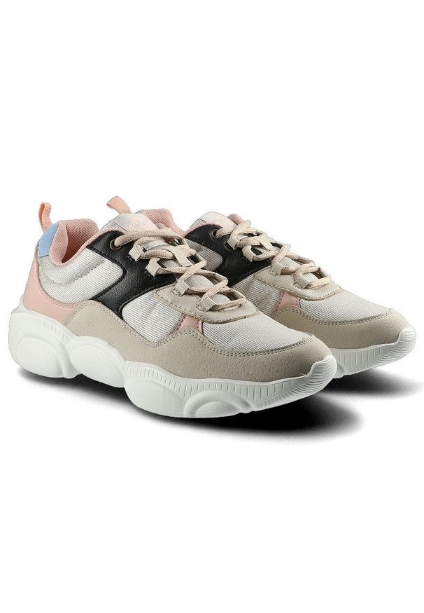 Beżowe Sneakersy Lee Cooper Damskie Modne Obuwie. Okazja: na co dzień, do pracy. Kolor: beżowy. Materiał: skóra ekologiczna, jeans, materiał, dresówka. Szerokość cholewki: normalna. Wzór: aplikacja. Styl: casual