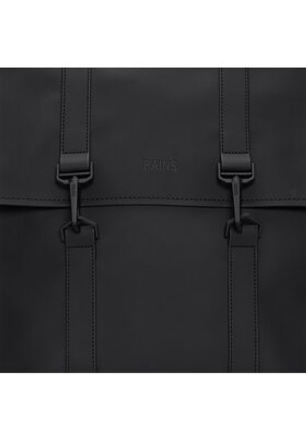 Rains Plecak MSN Bag Mini W3 13310 Czarny. Kolor: czarny. Materiał: materiał