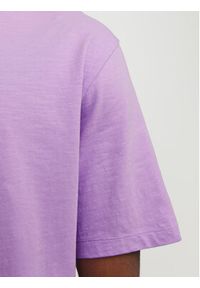 Jack & Jones - Jack&Jones T-Shirt Basher 12182498 Fioletowy Regular Fit. Kolor: fioletowy. Materiał: bawełna #6