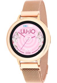 Smartwatch Liu Jo Smartwatch damski LIU JO SWLJ057 różowe złoto bransoleta. Rodzaj zegarka: smartwatch. Kolor: różowy, wielokolorowy, złoty