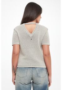 Armani Exchange - Sweter damski z krótkim rękawem ARMANI EXCHANGE. Długość rękawa: krótki rękaw. Długość: krótkie #4