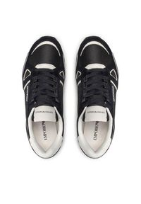 Emporio Armani Sneakersy X4X544 XM727 Q834 Granatowy. Kolor: niebieski. Materiał: materiał #3