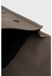 Rains plecak 13660 Backpack Micro kolor beżowy duży gładki. Kolor: beżowy. Wzór: gładki