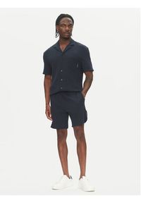 Emporio Armani Underwear Szorty sportowe EM000631 AF10792 UB102 Granatowy Regular Fit. Kolor: niebieski. Materiał: bawełna. Styl: sportowy #3