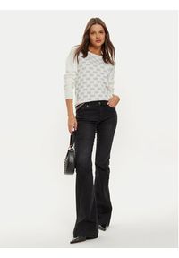 Liu Jo Sport Sweter TF4228 MS63L Biały Regular Fit. Kolor: biały. Materiał: syntetyk. Styl: sportowy #3
