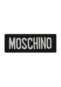 MOSCHINO Opaska materiałowa 65235 M2355 Czarny. Kolor: czarny. Materiał: materiał #1