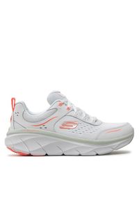 skechers - Skechers Sneakersy D'Lux Walker 2.0-Daisy Doll 150093/WMLT Biały. Kolor: biały. Materiał: materiał