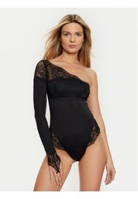 Hunkemöller Body Azalea 300217 Czarny Slim Fit. Kolor: czarny. Materiał: syntetyk