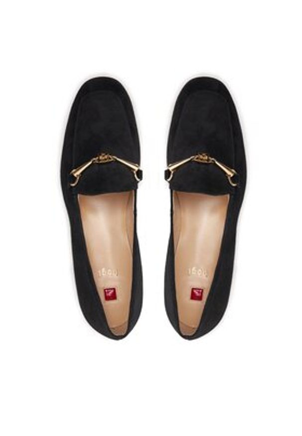 HÖGL Loafersy 0-171762 Czarny. Kolor: czarny. Materiał: skóra, zamsz