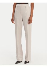 Patrizia Pepe Spodnie materiałowe 8P0800/A498-S748 Szary Regular Fit. Kolor: szary. Materiał: syntetyk #1