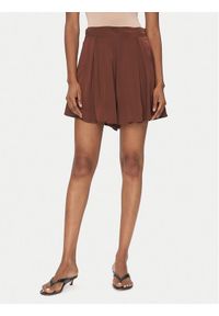 ViCOLO Szorty materiałowe TD0764 Brązowy Regular Fit. Kolor: brązowy. Materiał: syntetyk