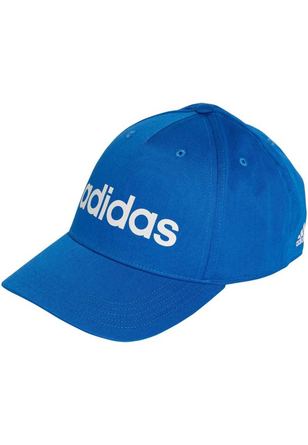 Adidas - Czapka z daszkiem adidas Daily Cap. Kolor: niebieski. Materiał: materiał. Styl: klasyczny