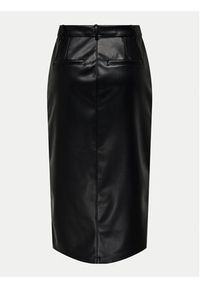 only - ONLY Spódnica z imitacji skóry Heidi 15322539 Czarny Regular Fit. Kolor: czarny. Materiał: skóra #5