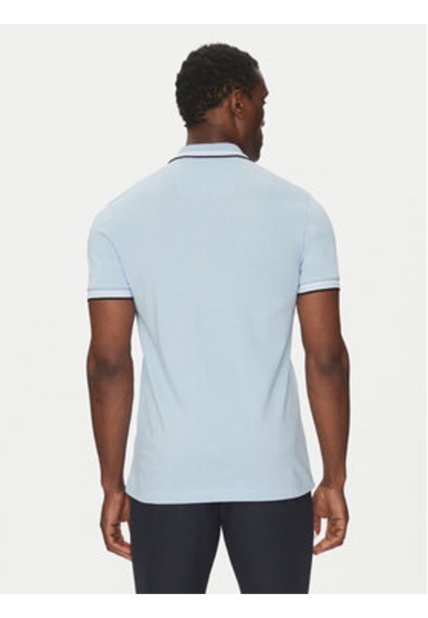 BOSS Polo Paddy 50469055 Błękitny Regular Fit. Typ kołnierza: polo. Kolor: niebieski. Materiał: bawełna