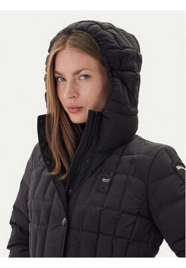 Blauer Kurtka puchowa Impermeabile 25WBLDK03230 Czarny Regular Fit. Kolor: czarny. Materiał: syntetyk