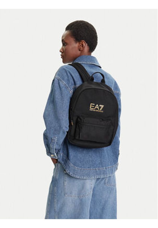 EA7 Emporio Armani Plecak 245043 2R917 14021 Czarny. Kolor: czarny. Materiał: materiał