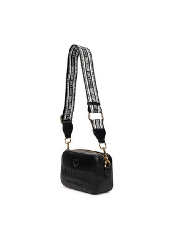 Love Moschino - LOVE MOSCHINO Torebka JC4220PP0MKF0000 Czarny. Kolor: czarny. Materiał: skórzane