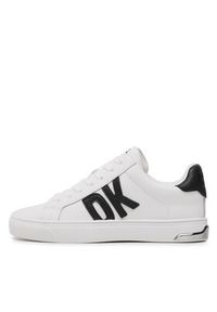 DKNY Sneakersy Abeni Lace Up Sneaker K1300916 Biały. Kolor: biały. Materiał: skóra