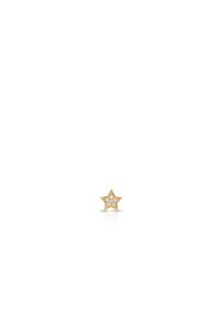 W.KRUK - Kolczyk srebrny Little Star. Materiał: srebrne. Kolor: srebrny