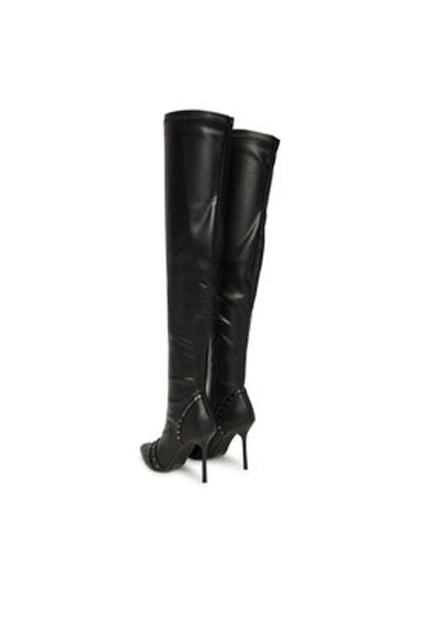 Karl Lagerfeld - KARL LAGERFELD Kozaki KL30987 Czarny. Kolor: czarny. Materiał: skóra