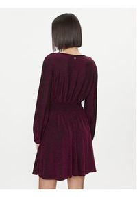 Please Sukienka koktajlowa A1X0BFT000 Fioletowy Regular Fit. Kolor: fioletowy. Materiał: syntetyk. Styl: wizytowy #5