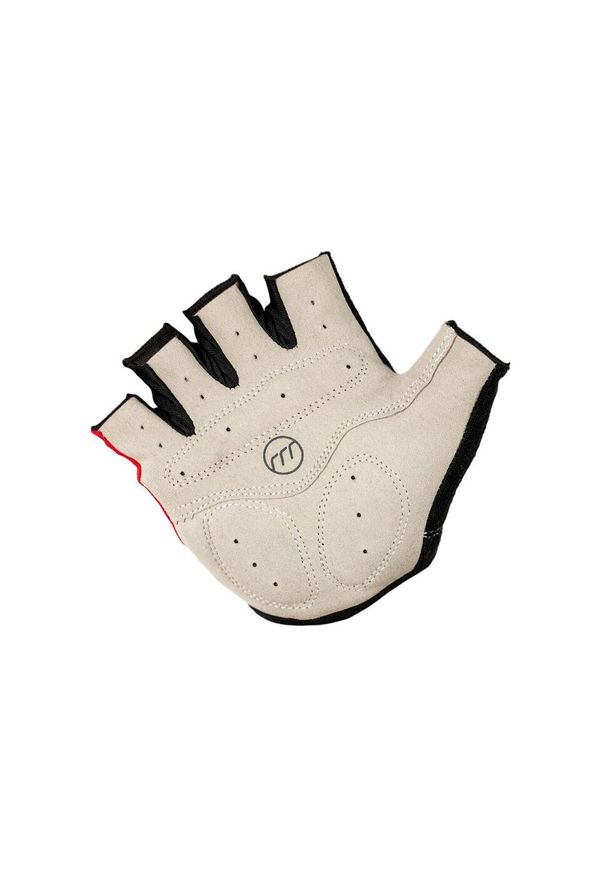 MADANI - Rękawiczki rowerowe unisex madani krótkie TIGER`S PAW. Kolor: czerwony. Sport: kolarstwo