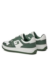 Tommy Jeans Sneakersy Basket Premium EM0EM01216 Zielony. Kolor: zielony. Materiał: skóra #2