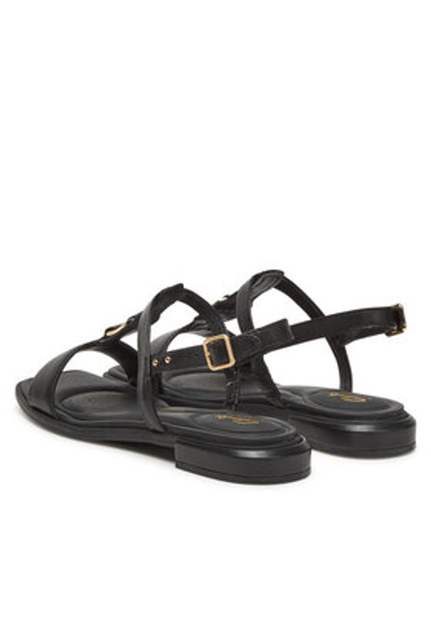 Clarks Sandały Ariany Sling 26181240 Czarny. Kolor: czarny. Materiał: skóra