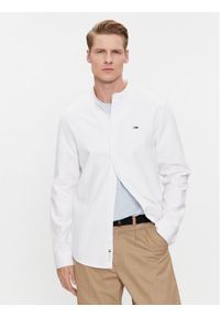 Tommy Jeans Koszula Mao DM0DM18332 Biały Regular Fit. Kolor: biały. Materiał: bawełna #1
