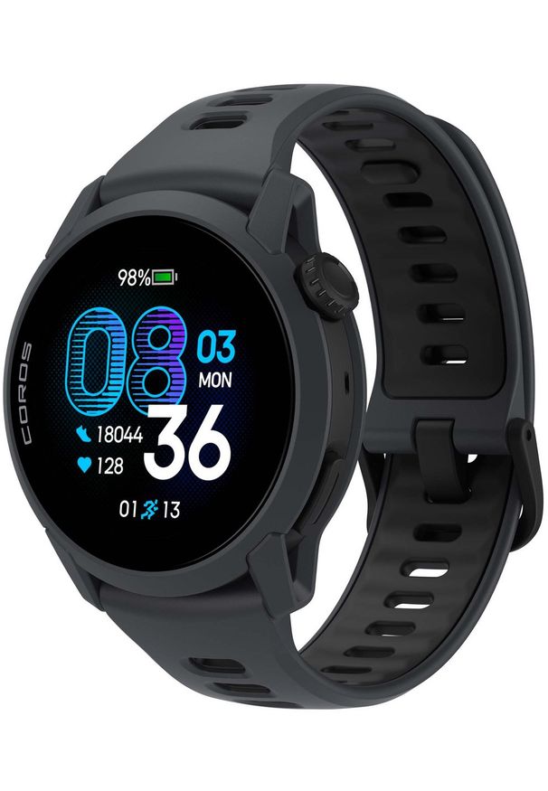 COROS - Zegarek sportowy Coros Pace 4 Czarny (WPACE4-BLK). Kolor: czarny. Styl: sportowy