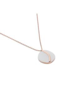 Skagen Naszyjnik SKJ1813791 Różowe złocenie. Materiał: metalowe. Kolor: różowy